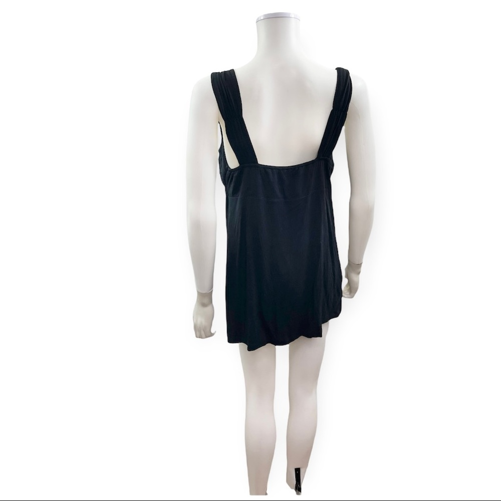 Bcbgeneration Sleeveless Solid Black Blouse. - image 3